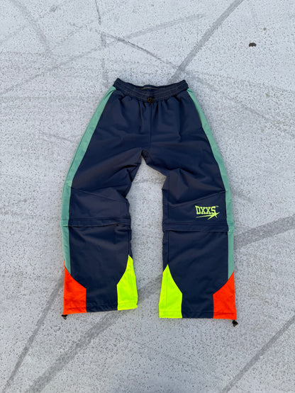 “Cannon” Star Comet Logo Nylon Convertible Track Pant