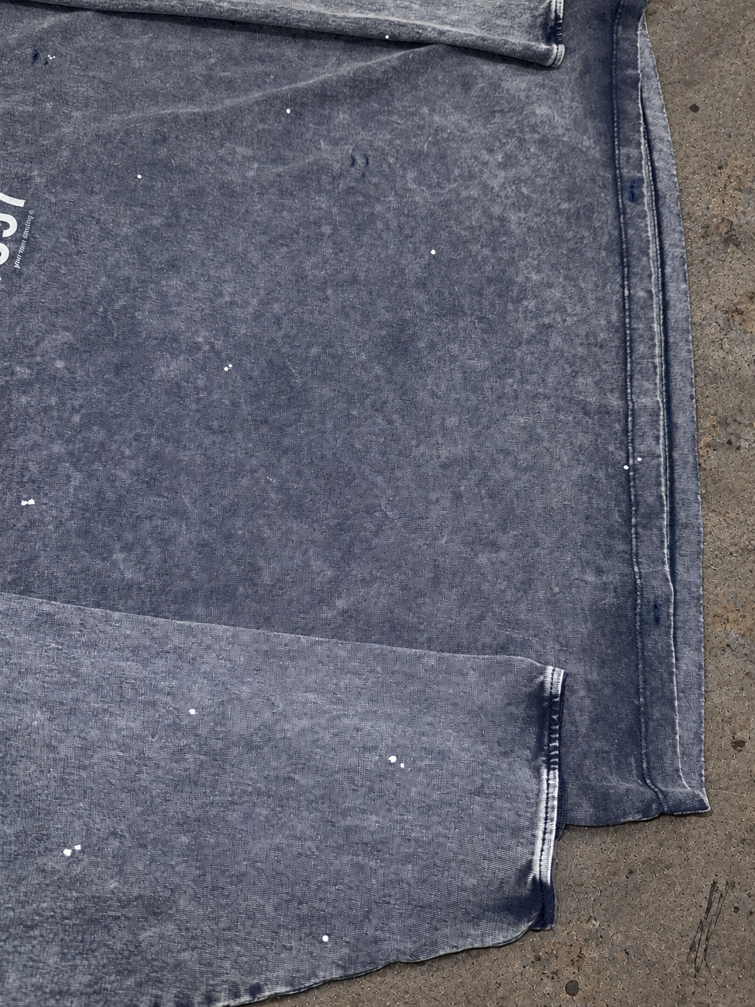 “Storm blue” Vintage wash long sleeve