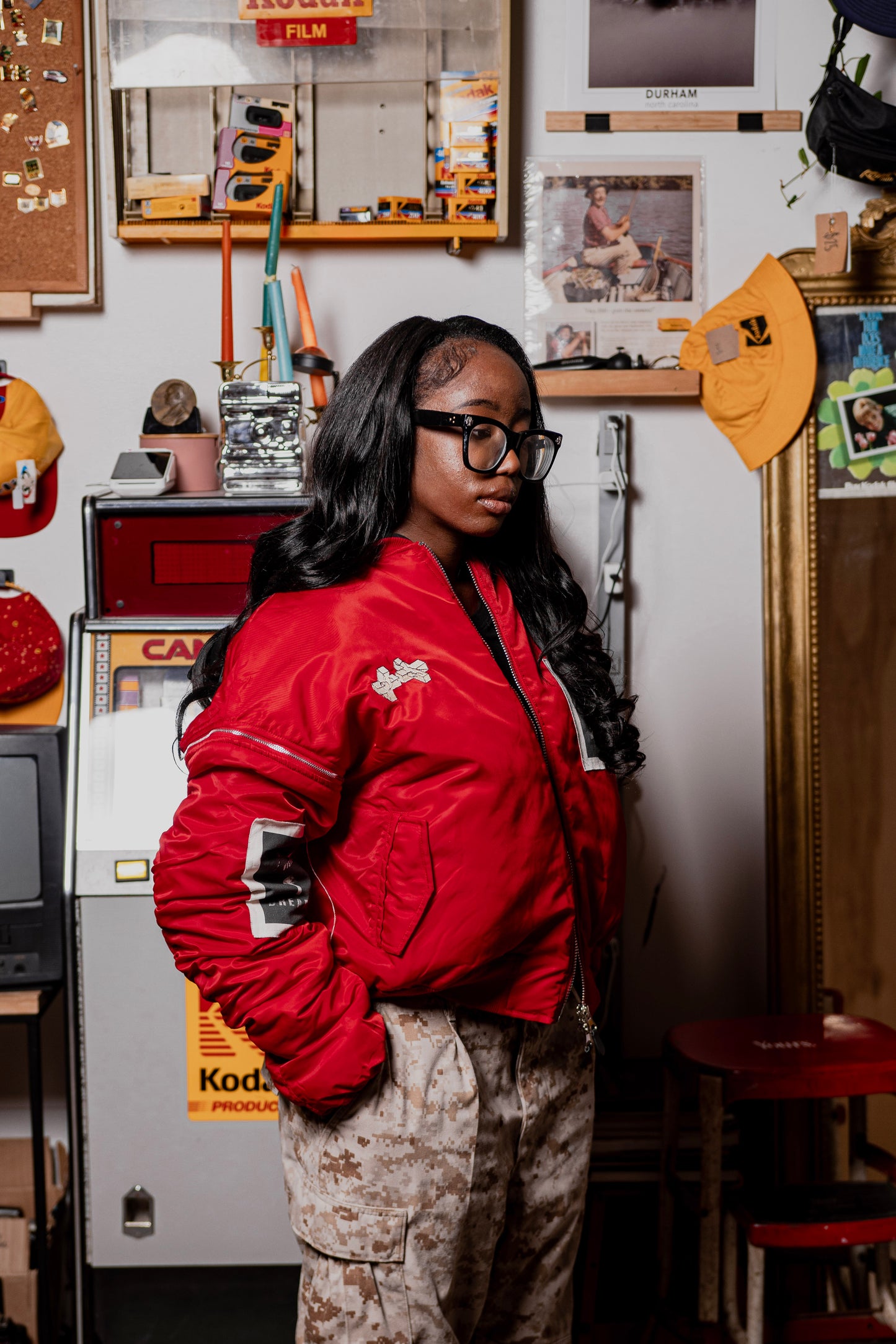 Hooded Bomber Jacket