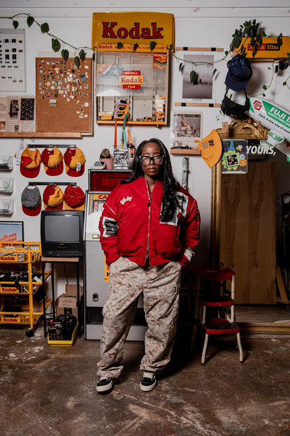 Hooded Bomber Jacket