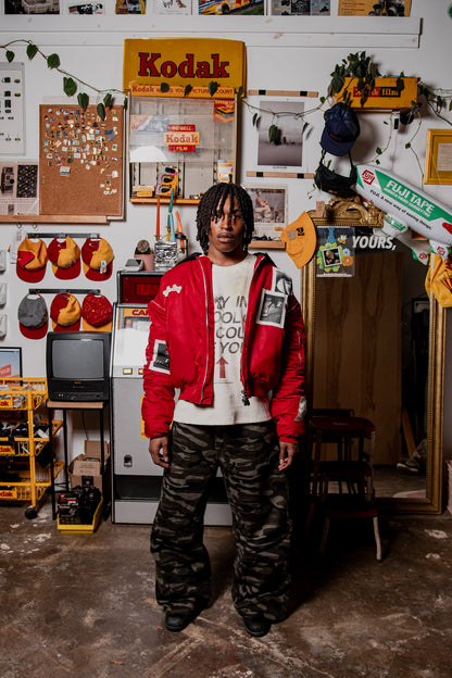 Hooded Bomber Jacket