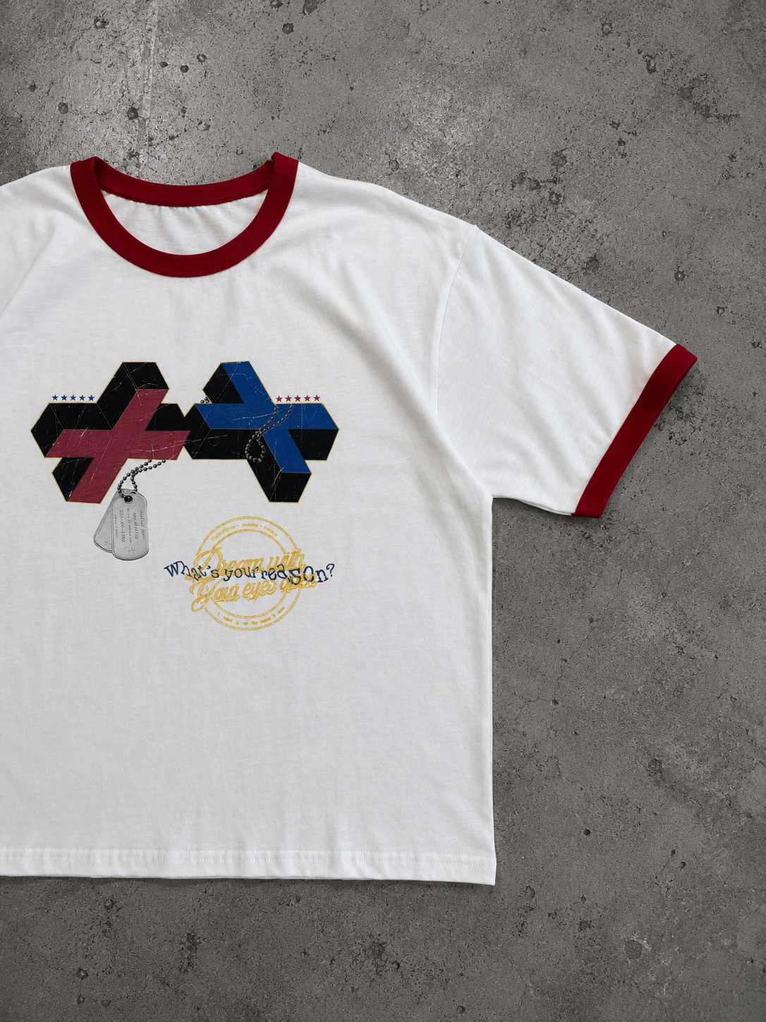 “War Baby” Ringer Tee
