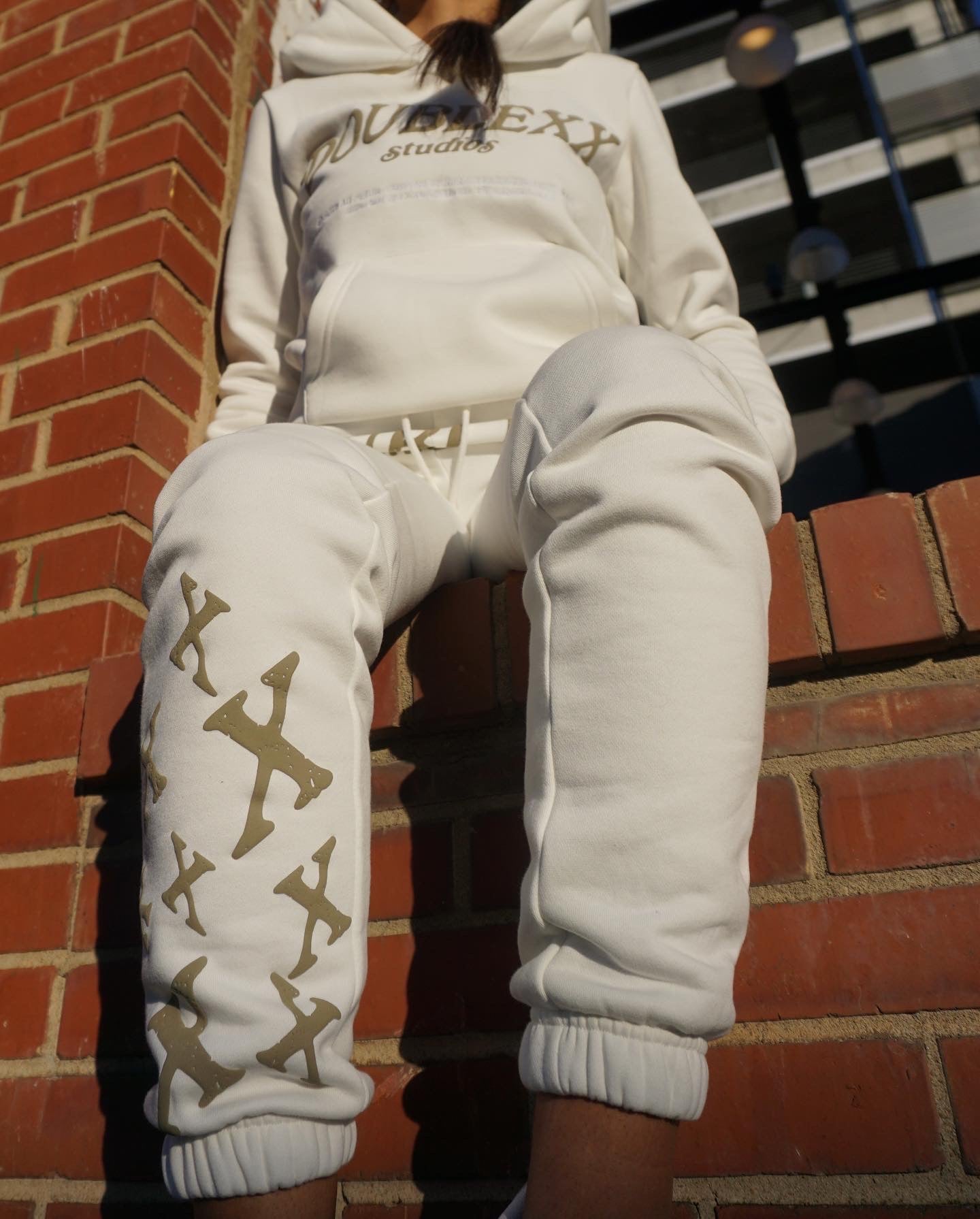 Cream Sweatpants