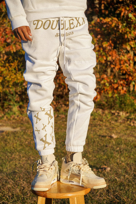 Cream Sweatpants