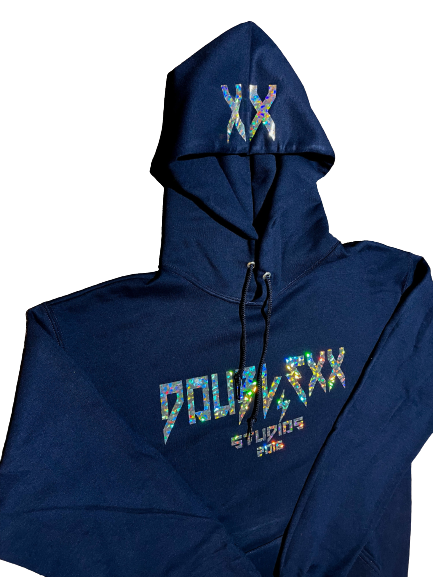 Navy V2 Holographic Hoodie